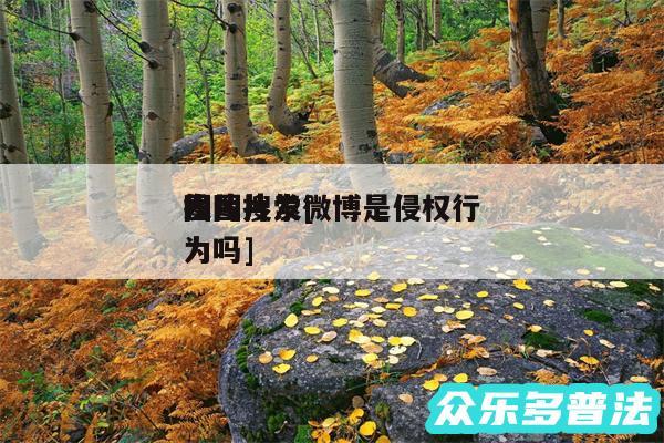 发图片图片搜索及找图片发微博是侵权行为吗