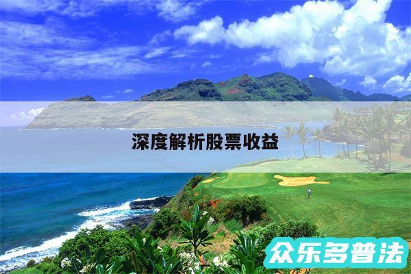 深度解析股票收益