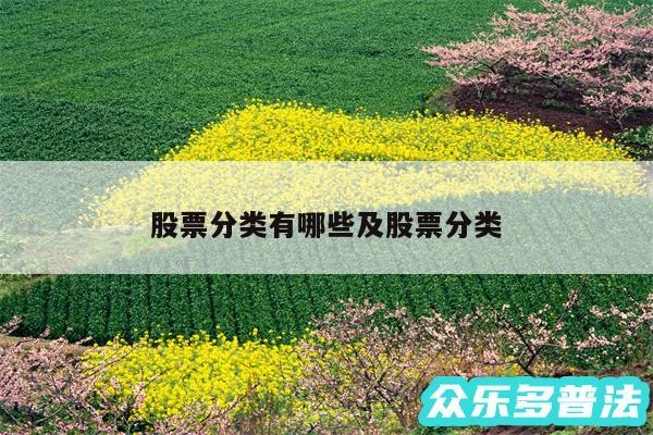 股票分类有哪些及股票分类
