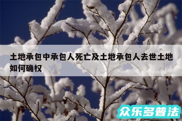 土地承包中承包人死亡及土地承包人去世土地如何确权