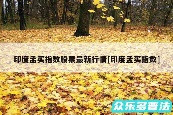 印度孟买指数股票最新行情及印度孟买指数