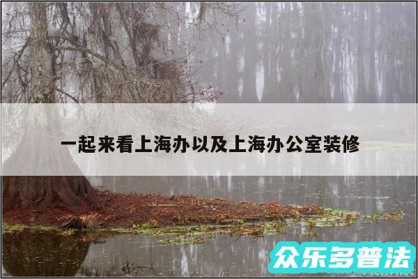 一起来看上海办以及上海办公室装修