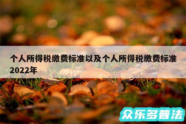 个人所得税缴费标准以及个人所得税缴费标准2024年
