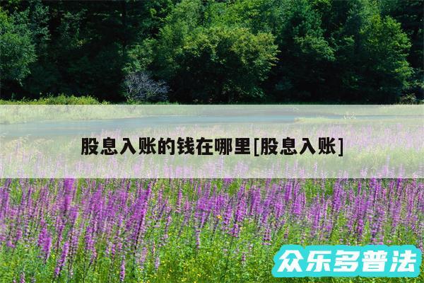 股息入账的钱在哪里及股息入账