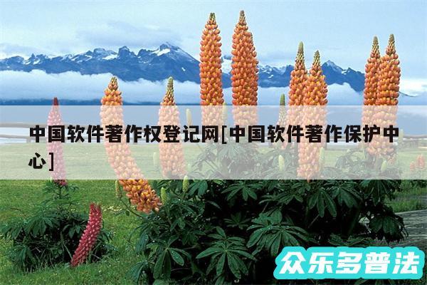 中国软件著作权登记网及中国软件著作保护中心