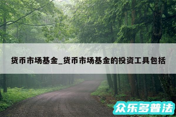 货币市场基金_货币市场基金的投资工具包括