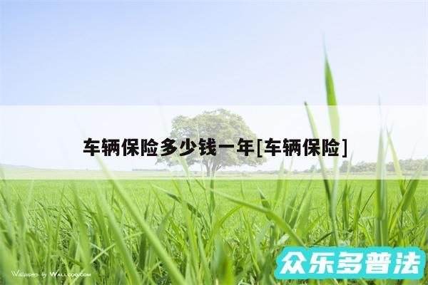 车辆保险多少钱一年及车辆保险