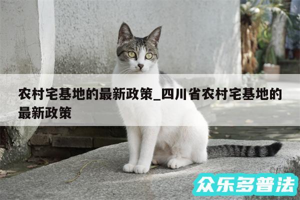 农村宅基地的最新政策_四川省农村宅基地的最新政策