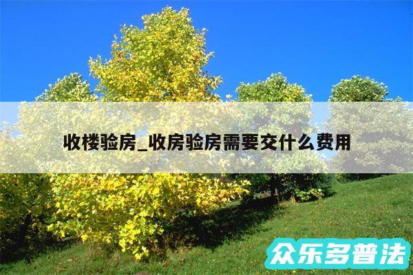 收楼验房_收房验房需要交什么费用